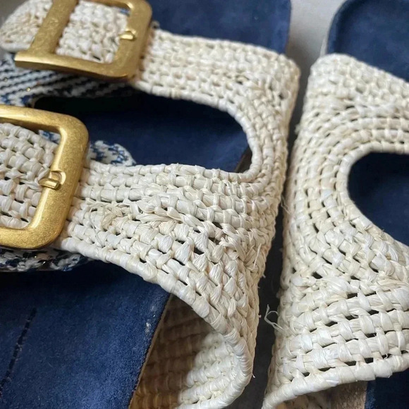 NWOT Anthropologie Double-Strap Sandals Size 38 - Picture 14 of 15